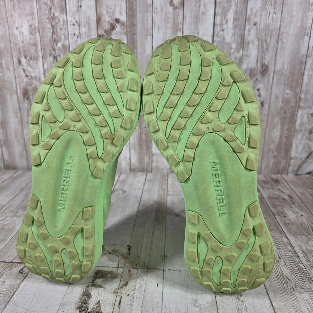 Merrell Moab Speed 2 Womens 10 Trail Running Shoes Lime Green J068342 Sneaker